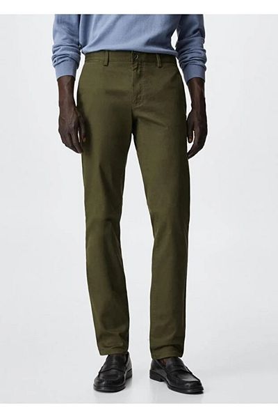 MANGO Man Green Pants Styles Prices Trendyol