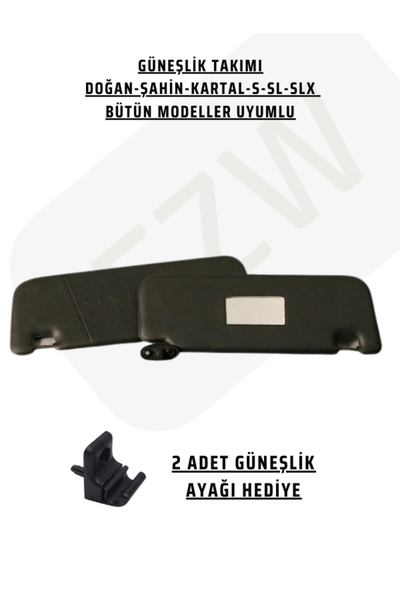 FZW TOFAŞ M131 DOĞAN - ŞAHİN - KARTAL - SLX SET PARASOL INTERIOR NEGRU (CU CA...