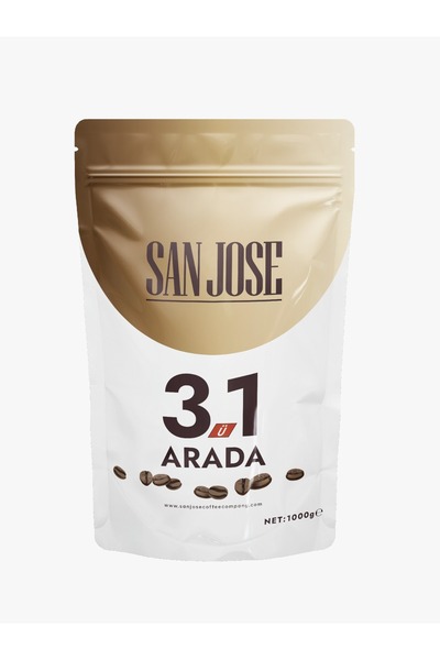 San Jose Coffee سان خوسيه 3 في 1 - 1000 جرام مطرز