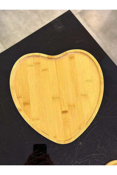 MİEN Mien Bamboo Large Heart Presentation Rack MIEN-657