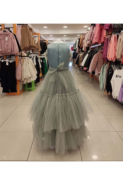 Yonca Çocuk Βραδινό φόρεμα για κορίτσι Daisygirls Kids 2303 Roba Shirring