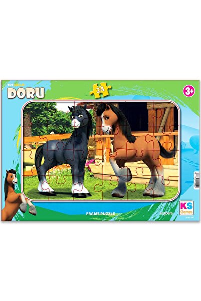 Kesman Kitap Ks Games Nasreddin Hoca ve Doru 24 parça 2 li Puzzle/Yapboz Set