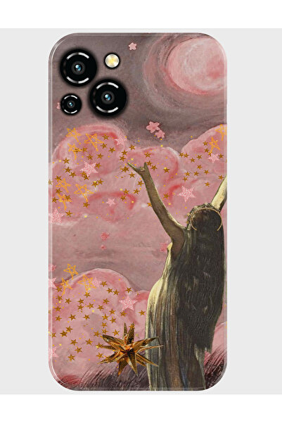 Reeder S23 Pro Max Uyumlu Kılıf Desenli Baskılı Silikon - pinkcloud