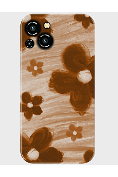 Reeder S23 Pro Max Uyumlu  Kılıf Desenli Baskılı Silikon - brownheart