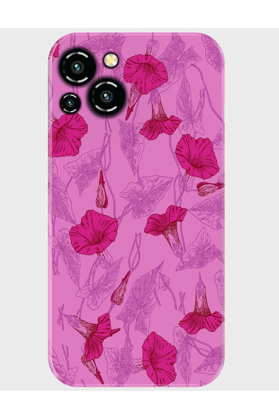 Reeder S23 Pro Max Kılıf Desenli Baskılı Silikon - pembeçiçekler