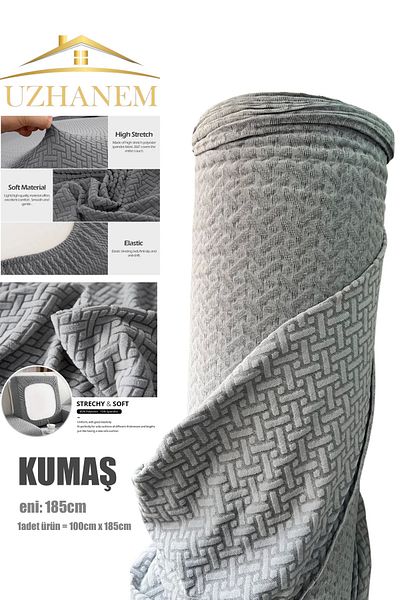 uzhanem jacquard fabric, used for dirt cushion cover seat cover, thick elastic 100cm x 185cm