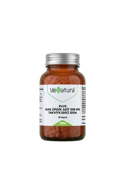 VeNatura Plus Alpha Lipoic Acid 200 Mg Food Supplement 30 Capsules