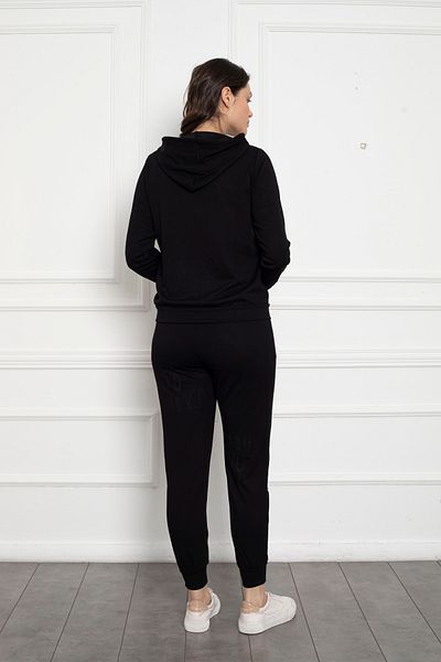 sepya Γυναικεία φόρμα αθλητικής φόρμας με κουκούλα καγκουρό με τσέπη καμιζόλας