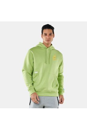 Nike Sportswear Sport Essentials Fleece Pullover Hoodie Ye il Erkek Sweatshirt Fiyat Yorumlar Trendyol