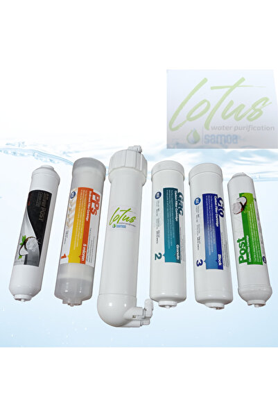 Lotus Water Samoa Atık Su Üretmeyen Su Arıtma Cihazı Filtre Seti