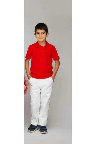 ümitteks iş ve okul kıyafetleri 23 APRIL MEN'S SET RED WHITE PANT BOTTOM TOP SET