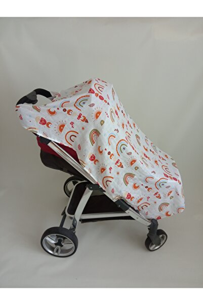 Wenaris غطاء عربة أطفال من الموسلين