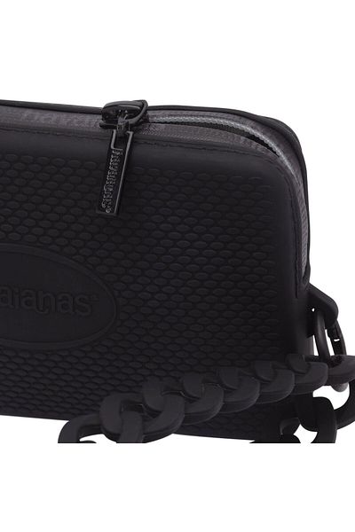 Havaianas Μίνι τσάντα τσάντα με αλυσίδα μαύρη τσάντα παραλίας