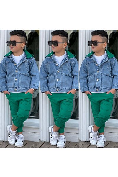 MUMİKİDS SET DE JEANS BĂRBAȚI DE SĂrbătoare (CUFF-PEN-TORMENT)