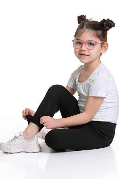 GRİLAND Çocuk Şardonlu Yüksek Bel Toparlayıcı Dalgıç Tayt