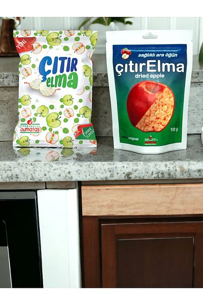 PUCCINELLI ELMATAŞ 50 g Serrated Crispy Apple Dried & 18 g Slice Crispy Apple Dried