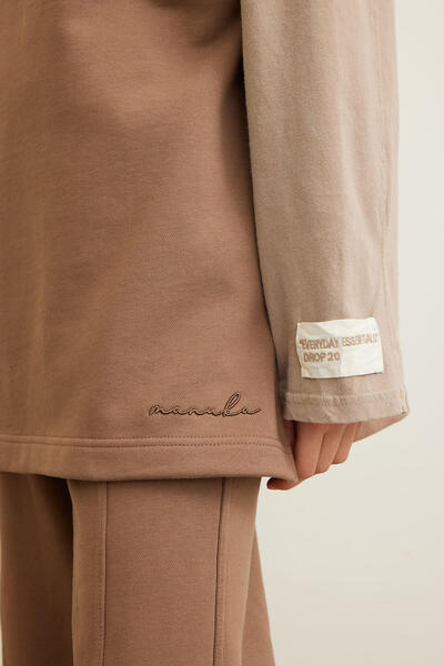 Manuka SELECTED SWEATER BROWN