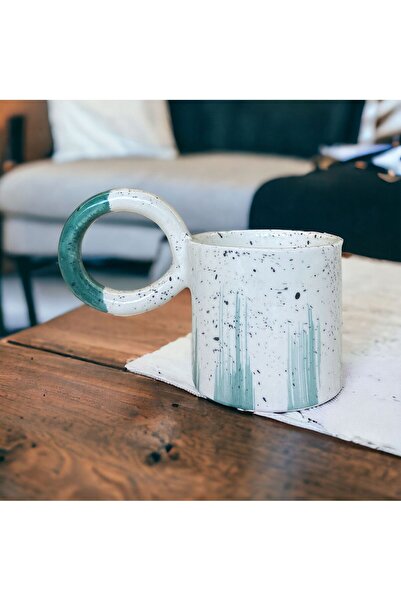 Mene Seramik El Yapımı Seramik Kupa, Kahve Fincanı, Mug, Kulp, Kahve Kupası, ...