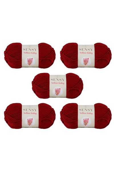SENSY Softee Baby frânghie de tricotat manual Pătură frânghie frânghie pentru bebeluși cardigan pulover frânghie vestă frânghie eșarfă beanie papuci frânghie