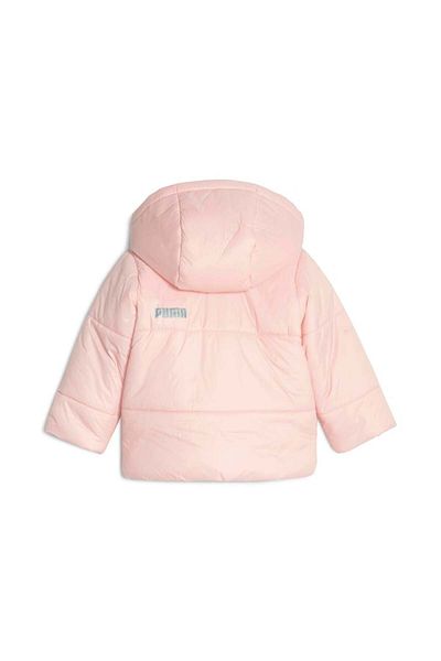 Puma Girl's Peach Color Hooded Padded Coat