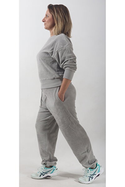 rood Women's Towel Fabric Tracksuit Set