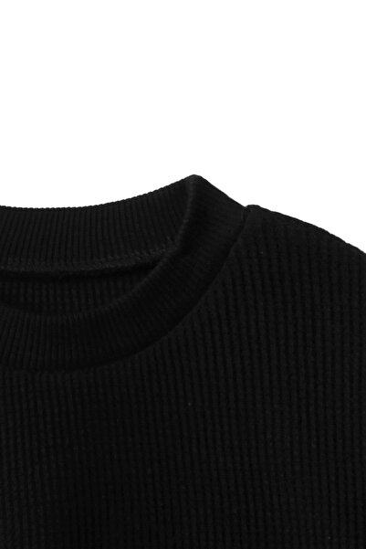 morshey Seersucker Textured Kids Tracksuit Set