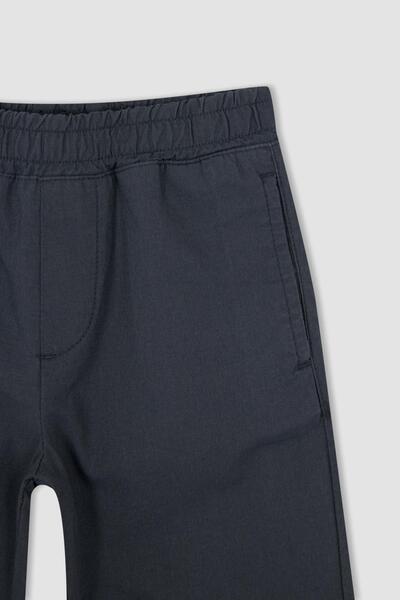 DeFacto Erkek Çocuk Keten Görünümlü Şort