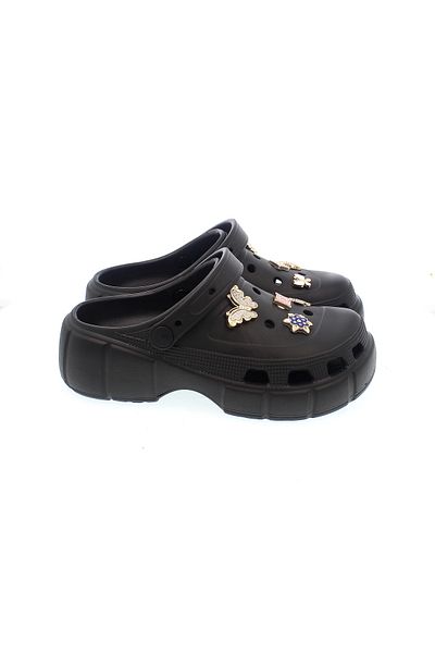 Apella Samba Model Black Women's Slippers & Sandals