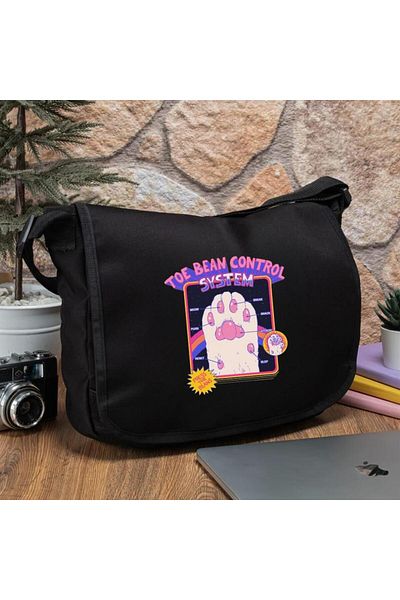 Toum zolid wear Geantă neagră unisex Cute Paw