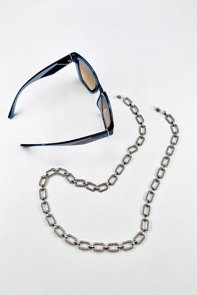 BNR design Jewelled Steel Glasses Chain