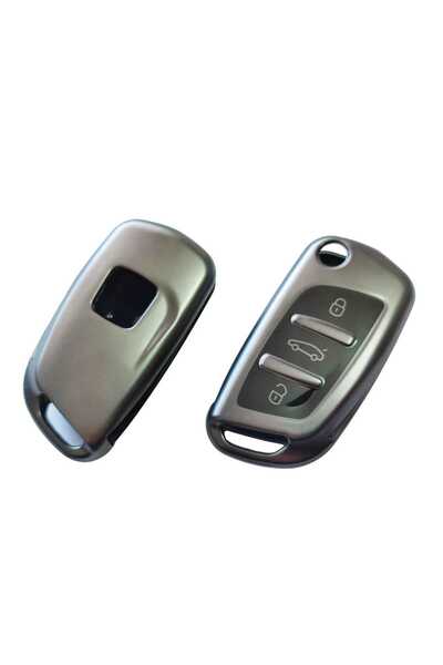 AYCANSTORE Tpu Peugeot Citroen DS Sustalı Anahtar Kumanda Kılıfı 3 BUTONLU (M...