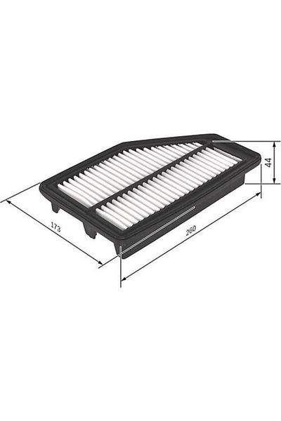 Bosch AIR FILTER CR-V 2.0 CR-V 2.0 I 4X4