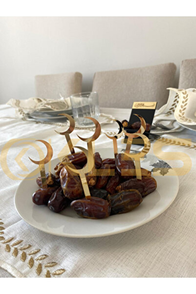 KLES ikram çubuğu hurma çubuğu kürdan masa süsü şekerlik lokum çöpü