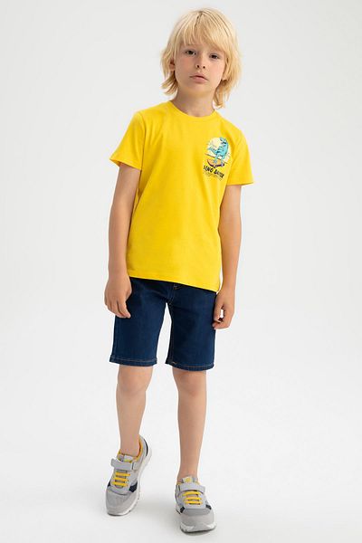 DeFacto Boy's Ripped Detailed Jean Bermuda Y5899a622hs