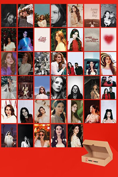Anime Marketi Lana Del Rey Duvar Poster Seti- Lana Del Rey Temalı Poster Seti...