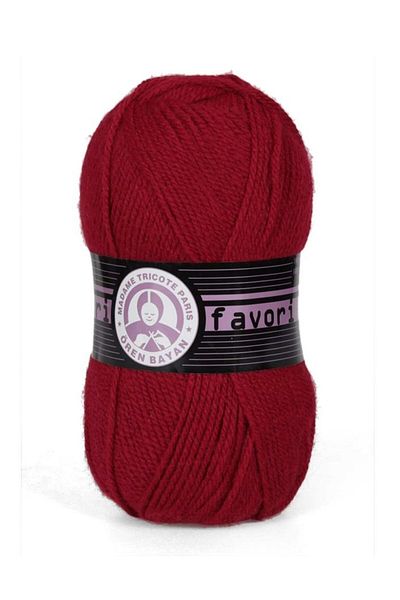 Ören Bayan Ören Favourite Knitting Rope Dark Red (034) Pack of 5