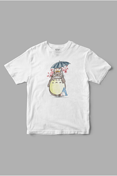 Gries Totoro Anime Manga εμπριμέ μπλουζάκι