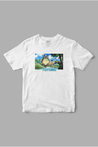 Gries Tricou imprimat cu design personalizat al animeului Totoro