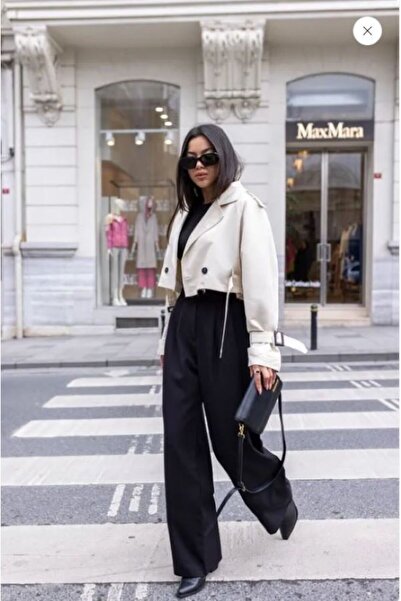 polle Pantaloni Palazzo de damă cu talie înaltă - Design cu talie cu velcro