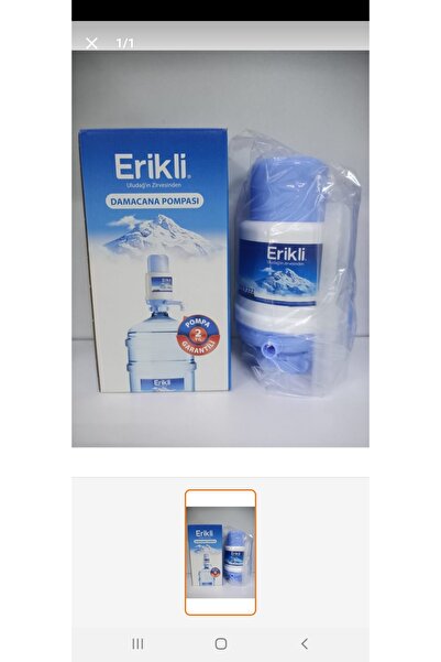 Erikli Damacana su  pompası