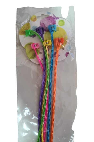 Wanderlust 2 Different Style Colors Girls' Snap Hair Colorful Hair Extension ...