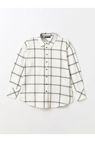 LC Waikiki LCWAIKIKI Classic Plaid Long Sleeve Women's Shirt Shirt