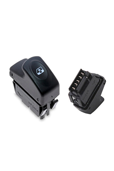 Renault Clio, Kangoo, Megane - Cam Açma Kapama Anahtarı - 5 Pin / 7700838099