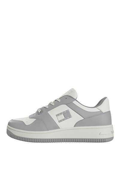 Tommy Hilfiger Gri Kadın Deri Sneaker EN0EN02520PSU