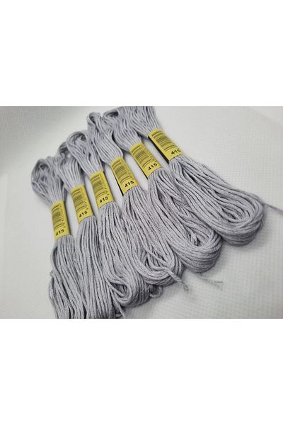 ALMİŞ 6 Pieces Single Color Etamine Cross Stitch Bracelet Brazilian Embroidery Thread-alm 415
