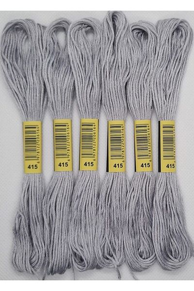 ALMİŞ 6 Pieces Single Color Etamine Cross Stitch Bracelet Brazilian Embroidery Thread-alm 415