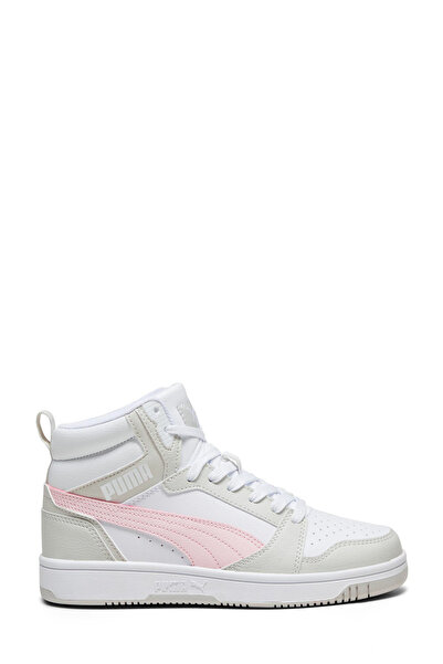 Puma Tenișor unisex Rebound V6 Mid Jr Beyaz