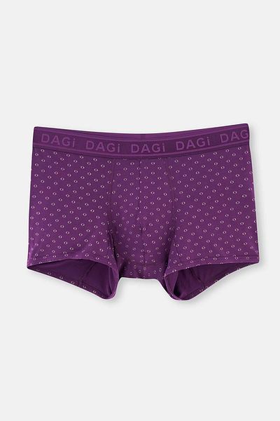 Dagi Purple Micro Modal Patterned Boxer 4210