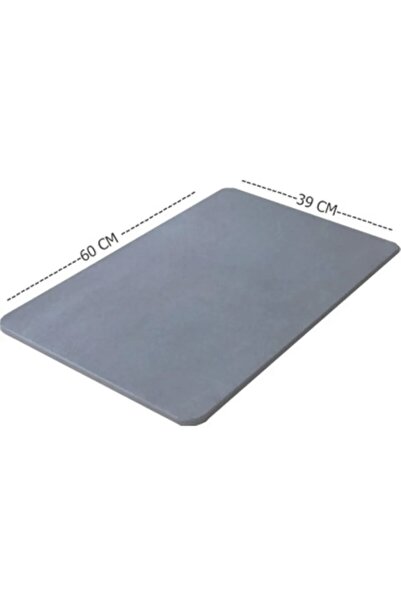 BEYZANA Sihirli Su Emici Banyo Paspası Kaymaz Tabanlı Abdest Paspası Kare 3,5 Mm 40x60