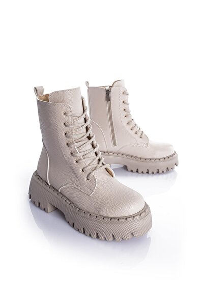 Getcho Жіночі матові бежеві черевики